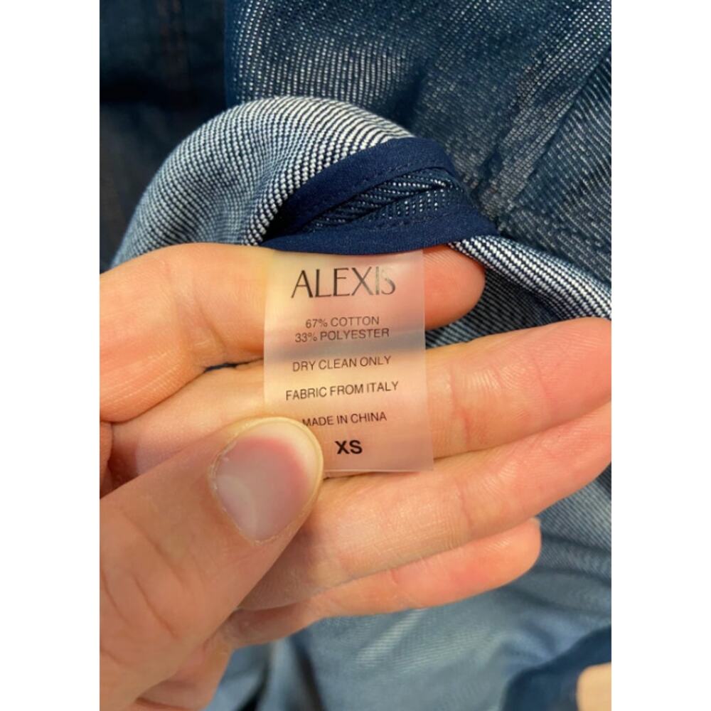 Alexis Taylin Front Zip Denim Dress size XS - Picture 6 of 8